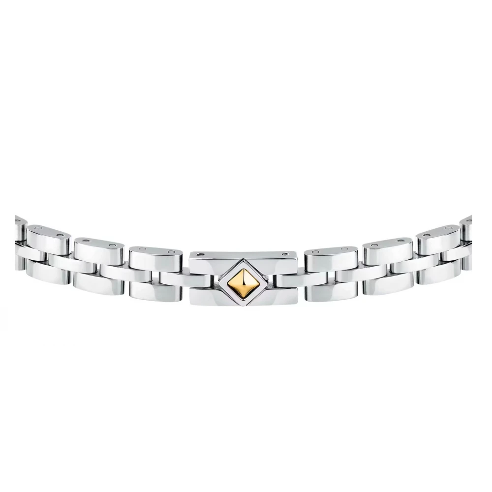 MORELLATO Βραχιόλι από Ανοξείδωτο Ατσάλι με Χρυσά Στοιχεία K18 SABY04