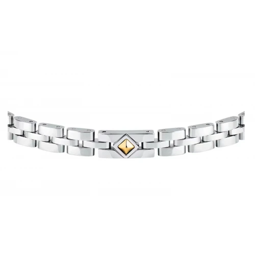 MORELLATO Βραχιόλι από Ανοξείδωτο Ατσάλι με Χρυσά Στοιχεία K18 SABY04