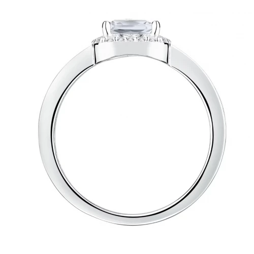 MORELLATO 925 Ασήμι Ροζέτα Δαχτυλίδι με Λευκά ζιργκόν SAIW116.16