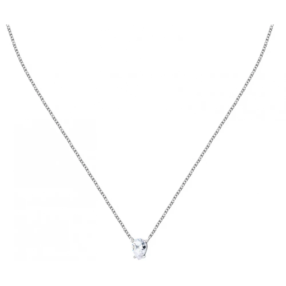 MORELLATO Κολιέ από Ασήμι 925, με Λευκό Ζιργκόν SAIW211