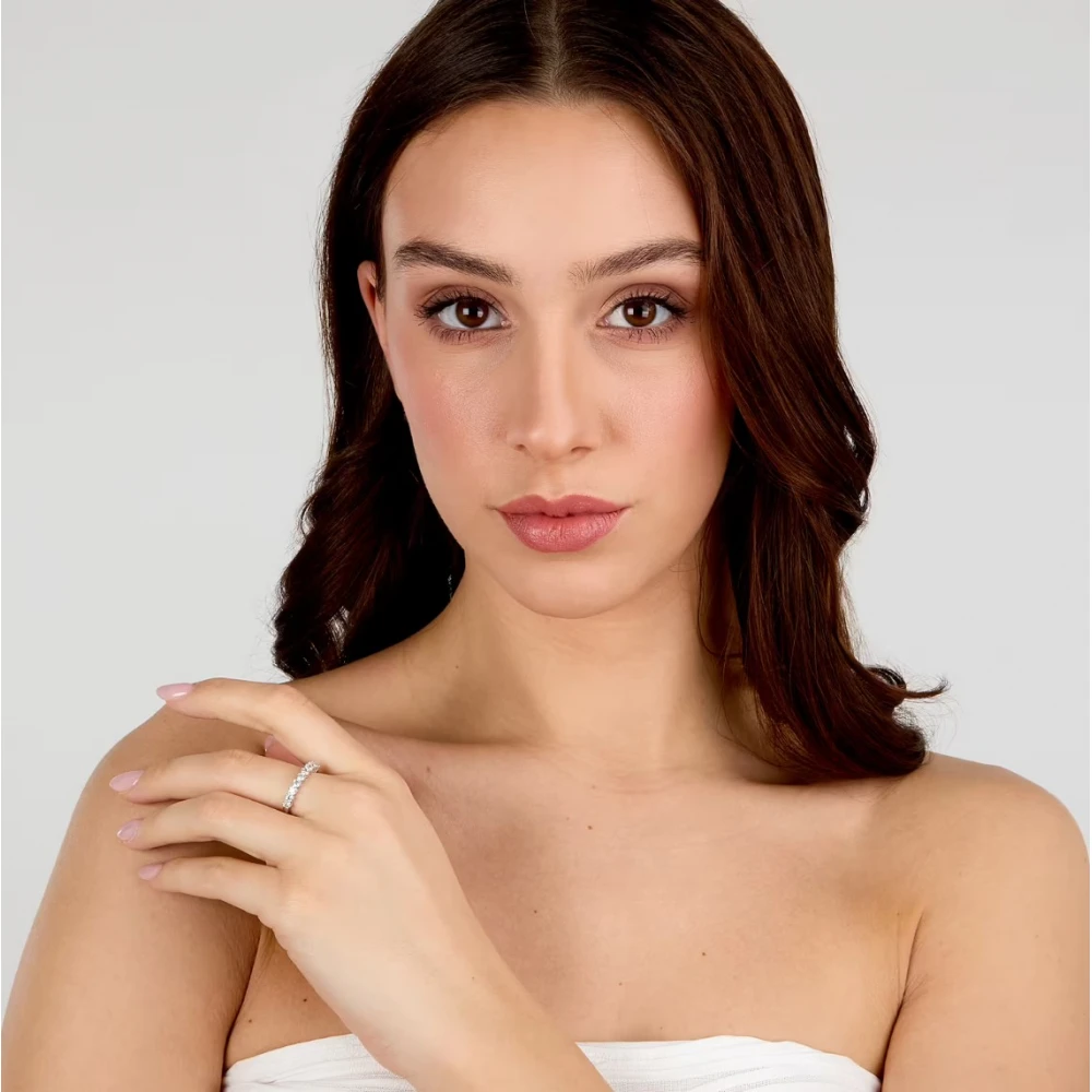 MORELLATO 925 Ασήμι Δαχτυλίδι με Λευκά ζιργκόν SAIW266.16