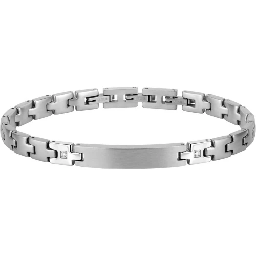 MORELLATO Βραχιόλι από Ανοξείδωτο Ατσάλι με Ζιργκόν SALS50