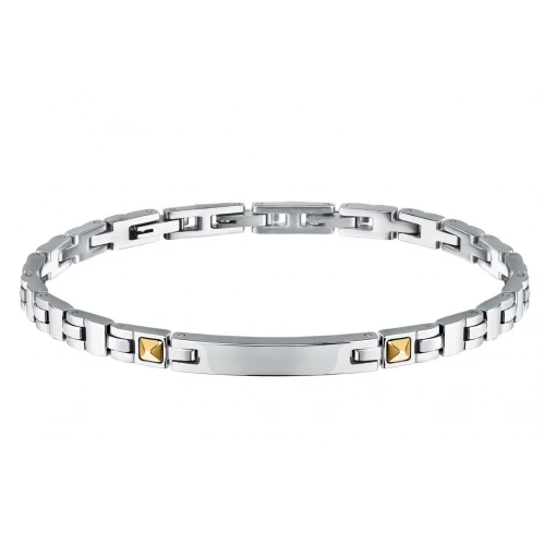 MORELLATO Βραχιόλι από Ανοξείδωτο Ατσάλι με Χρυσά Στοιχεία K18 SATM28