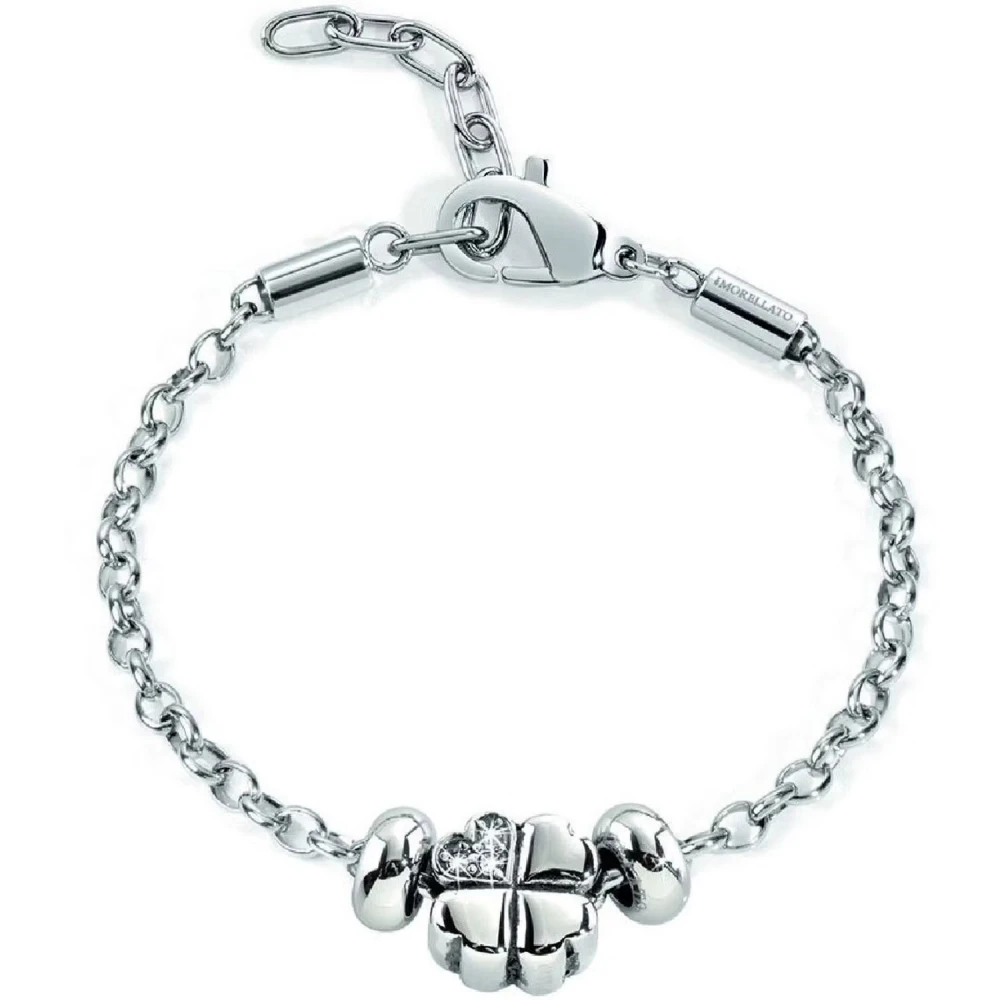MORELLATO Βραχιόλι από Ανοξείδωτο Ατσάλι με "Τετράφυλλο Τριφύλλι" SCZ170