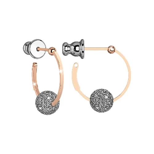 REBECCA Jolie Earrings Rose Gold Tone Plated SJOOAR26