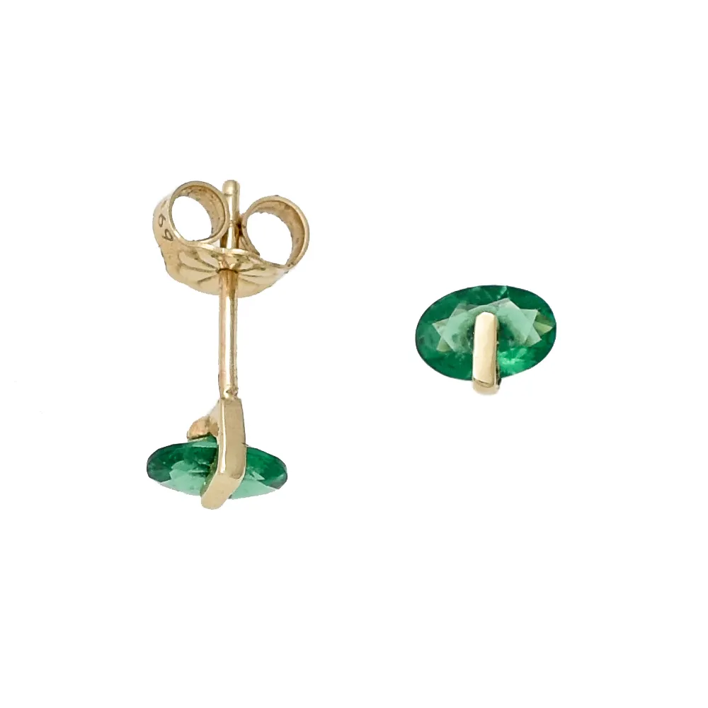 14K Χρυσά Σκουλαρίκια με Ζιργκόν SK00354