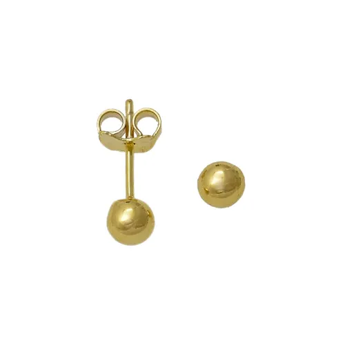 14K Χρυσά Σκουλαρίκια "Σφαίρα" SK889KK