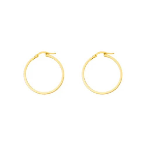14K Χρυσά Σκουλαρίκια Κρίκοι SK375F1