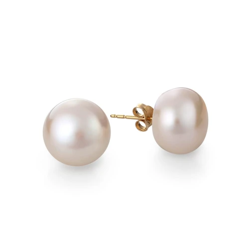 14K Χρυσά Σκουλαρίκια με Μαργαριτάρι SK907K