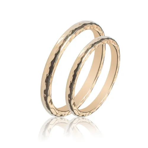 MASCHIO FEMMINA Sottile Χρυσές Σετ Βέρες 9K - 14K - 18K SL55