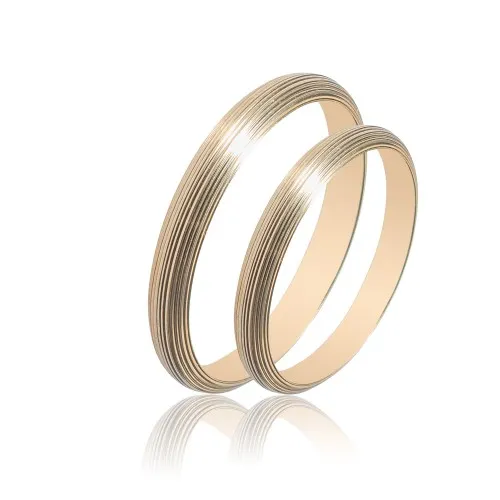 MASCHIO FEMMINA Sottile Χρυσές Σετ Βέρες 9K - 14K - 18K SL57