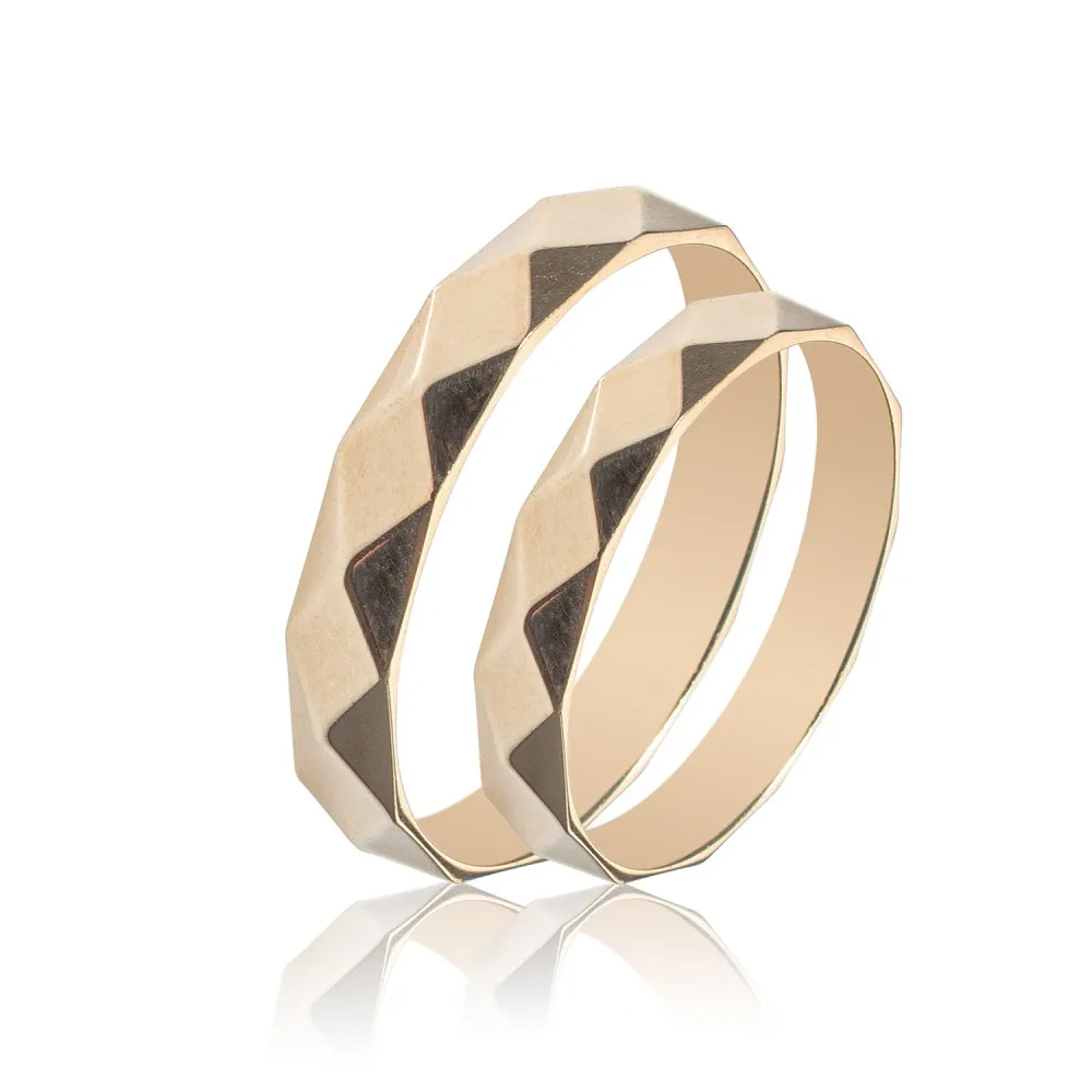 MASCHIO FEMMINA Sottile Χρυσές Σετ Βέρες 9K - 14K - 18K SL70