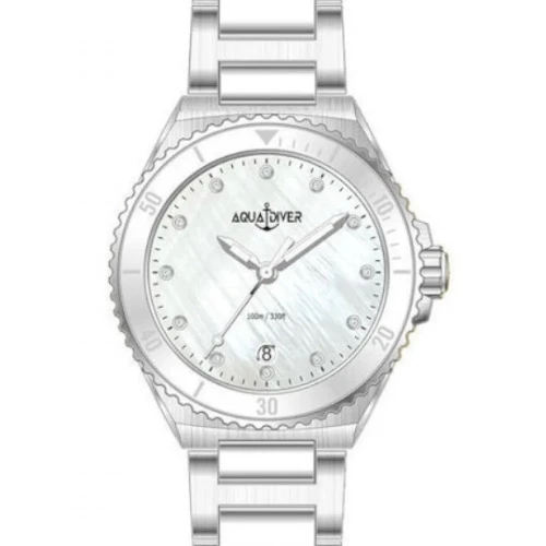 AQUADIVER Oceana με Μπρασελέ από Ανοξείδωτο Ατσάλι και Swarovski SS22165L3132