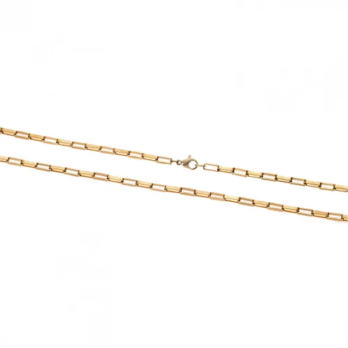 Καδένα Senza Ατσάλι Επιχρυσωμένη SSD4859GD