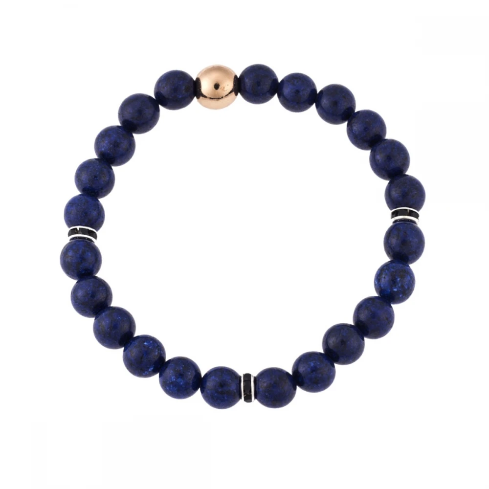 Senza Βραχιόλι με Πέτρες από Λάπις SSD4896GBL