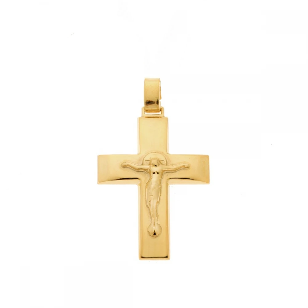 Senza, Ασήμι 925, Επιχρυσωμένος Σταυρός SSE0119GD