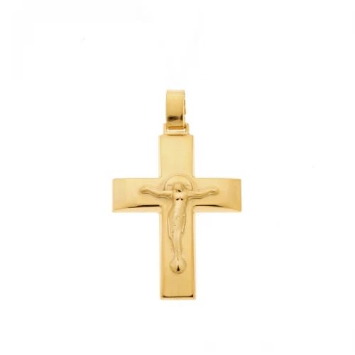 Senza, Ασήμι 925, Επιχρυσωμένος Σταυρός SSE0119GD