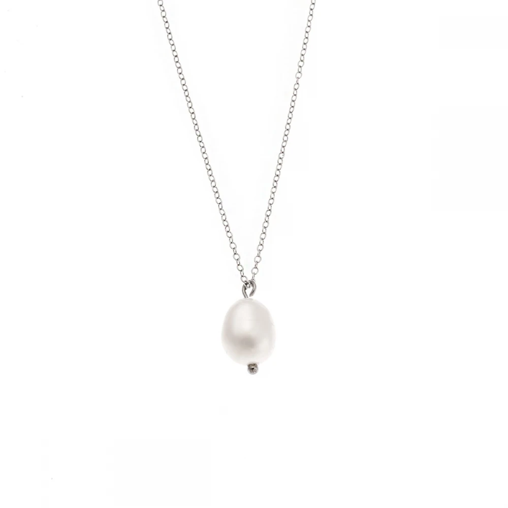 Senza, 925 Ασήμι, Κολιέ, με Πέρλα SSR2360-1SR