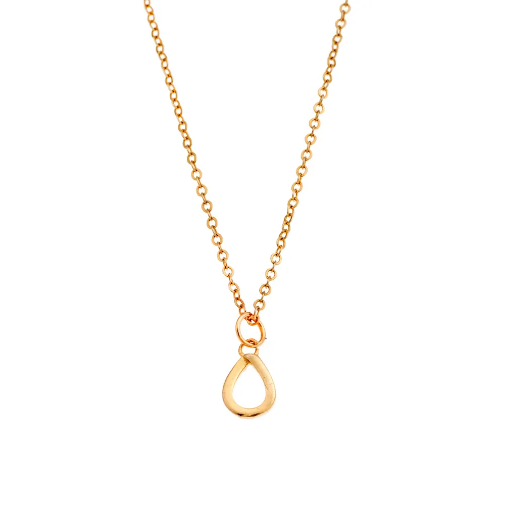 SENZA 925 Ασήμι Κολιέ Επιχρυσωμένο "Δάκρυ" SSR2395GD