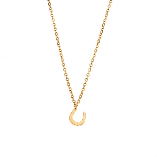 SENZA 925 Ασήμι Κολιέ Επιχρυσωμένο "Πέταλο" SSR2396GD