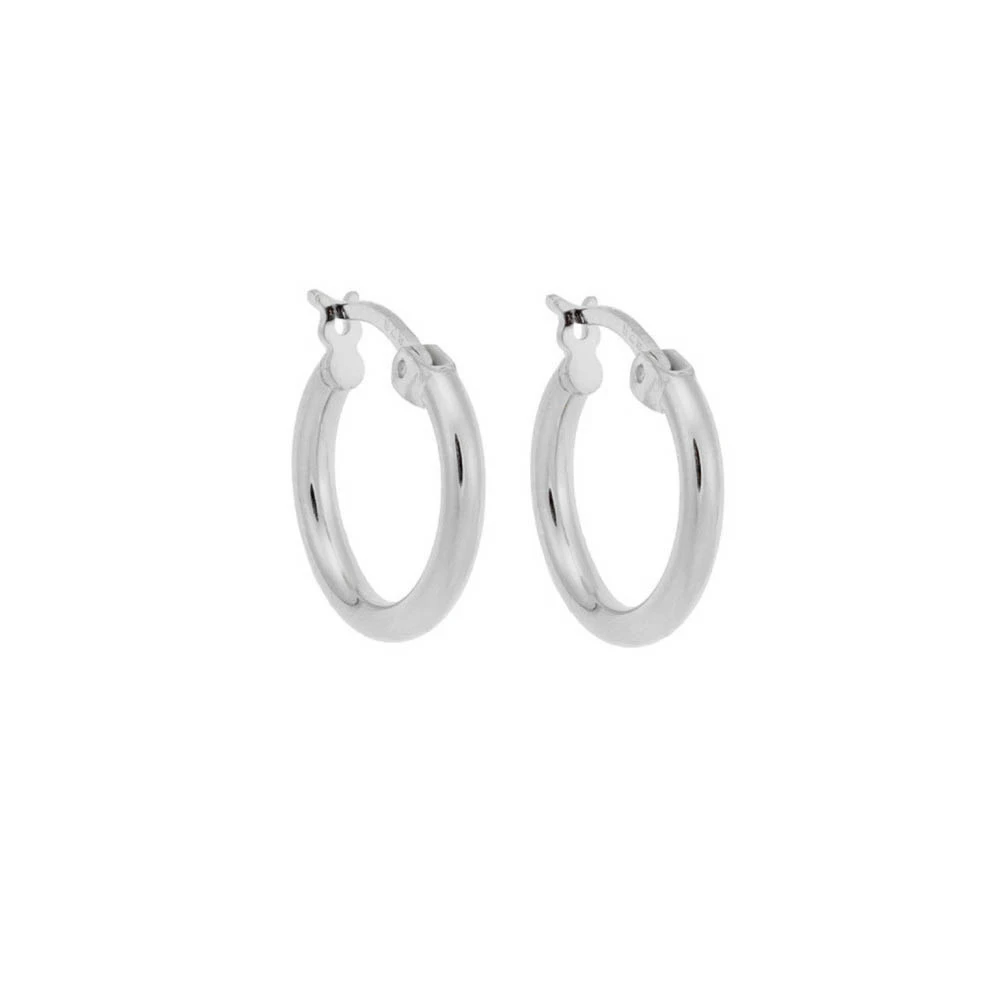 Σκουλαρίκια Senza ασήμι 925, Κρίκοι SSR3697SR