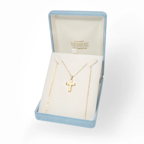 14K Χρυσός Σταυρός ST112AD