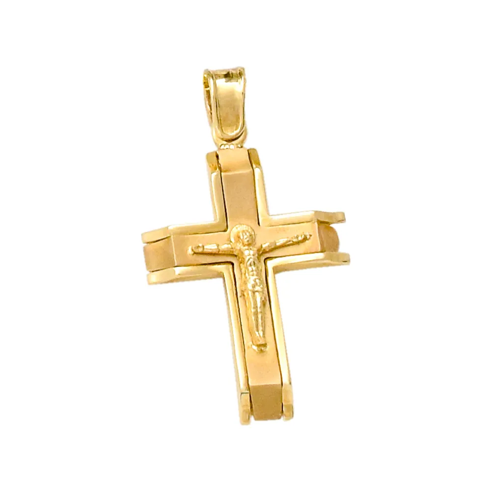 14K Χρυσός Σταυρός ST118AN1