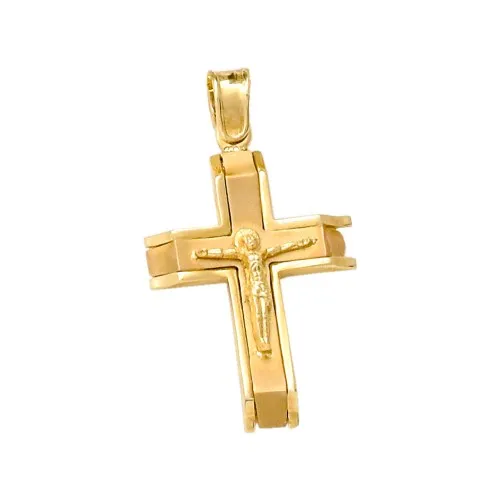 14K Χρυσός Σταυρός ST118AN1