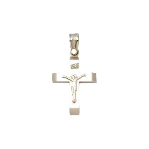 14K Λευκόχρυσος Σταυρός ST119T1