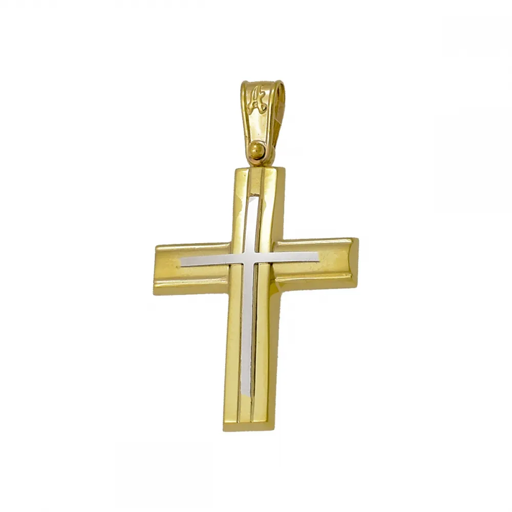 14Κ Χρυσός Σταυρός ST175AD3