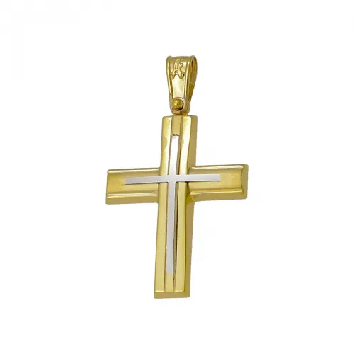 14Κ Χρυσός Σταυρός ST175AD3