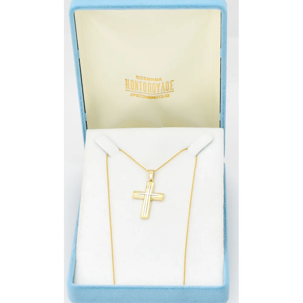 14Κ Χρυσός Σταυρός ST175AD3