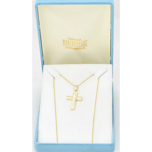 14Κ Χρυσός Σταυρός ST175AD3