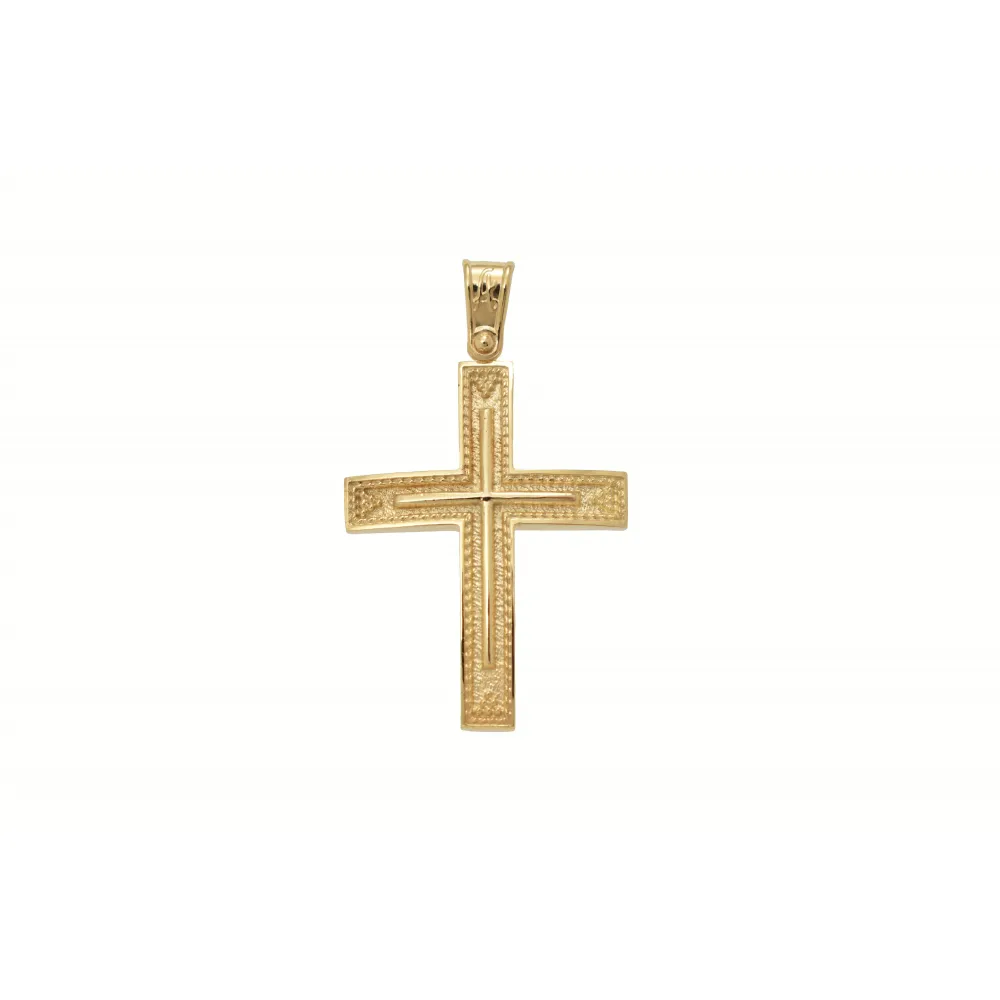18Κ Χρυσός Σταυρός ST273AD