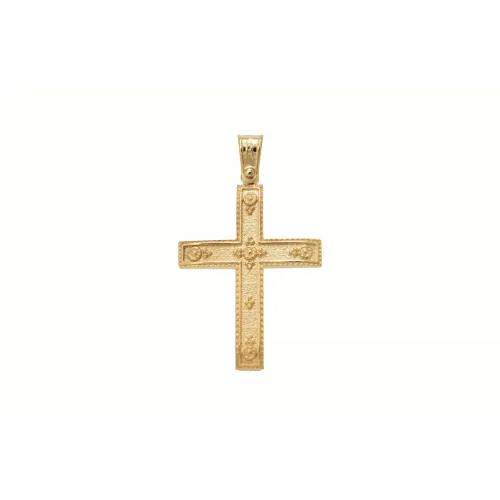 18Κ Χρυσός Σταυρός ST274AD