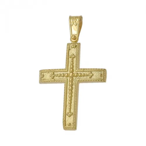 14K Χρυσός Σταυρός ST282AD