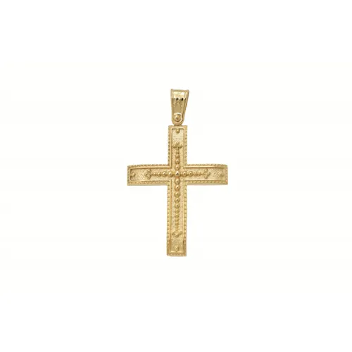 18Κ Χρυσός Σταυρός ST291AD