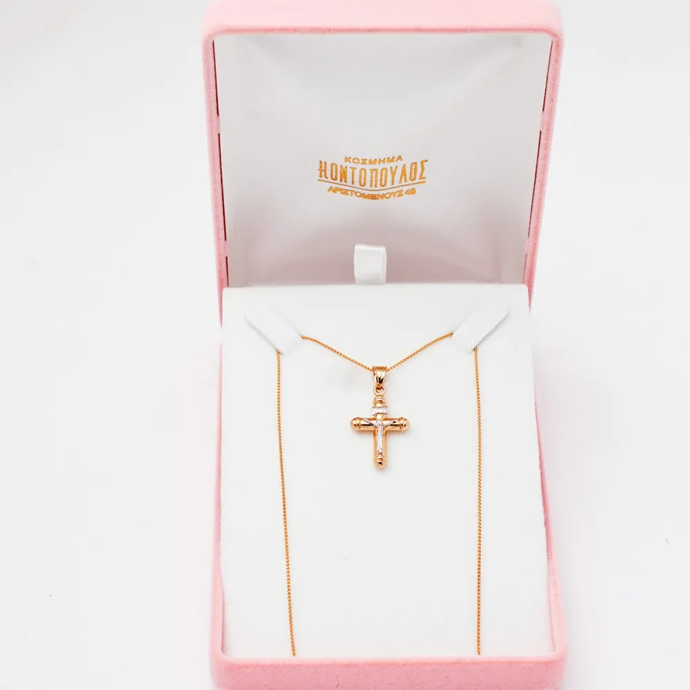 14K Χρυσός Σταυρός ST6037O