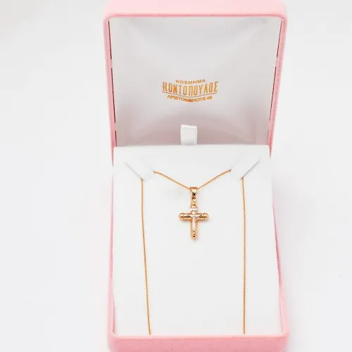 14K Χρυσός Σταυρός ST6037O