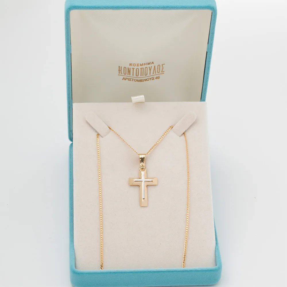 14K Χρυσός Σταυρός ST6114-0