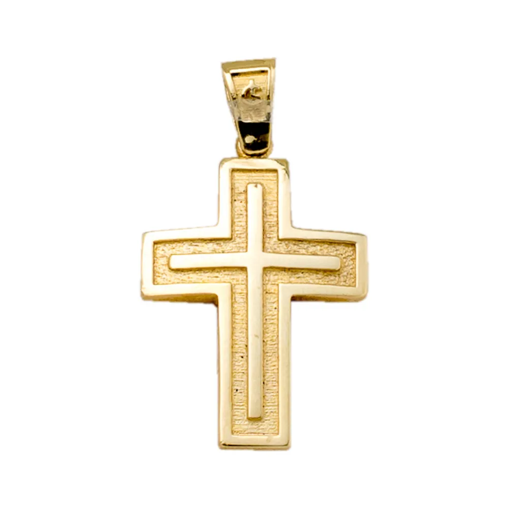 14K Χρυσός Σταυρός ST757I1