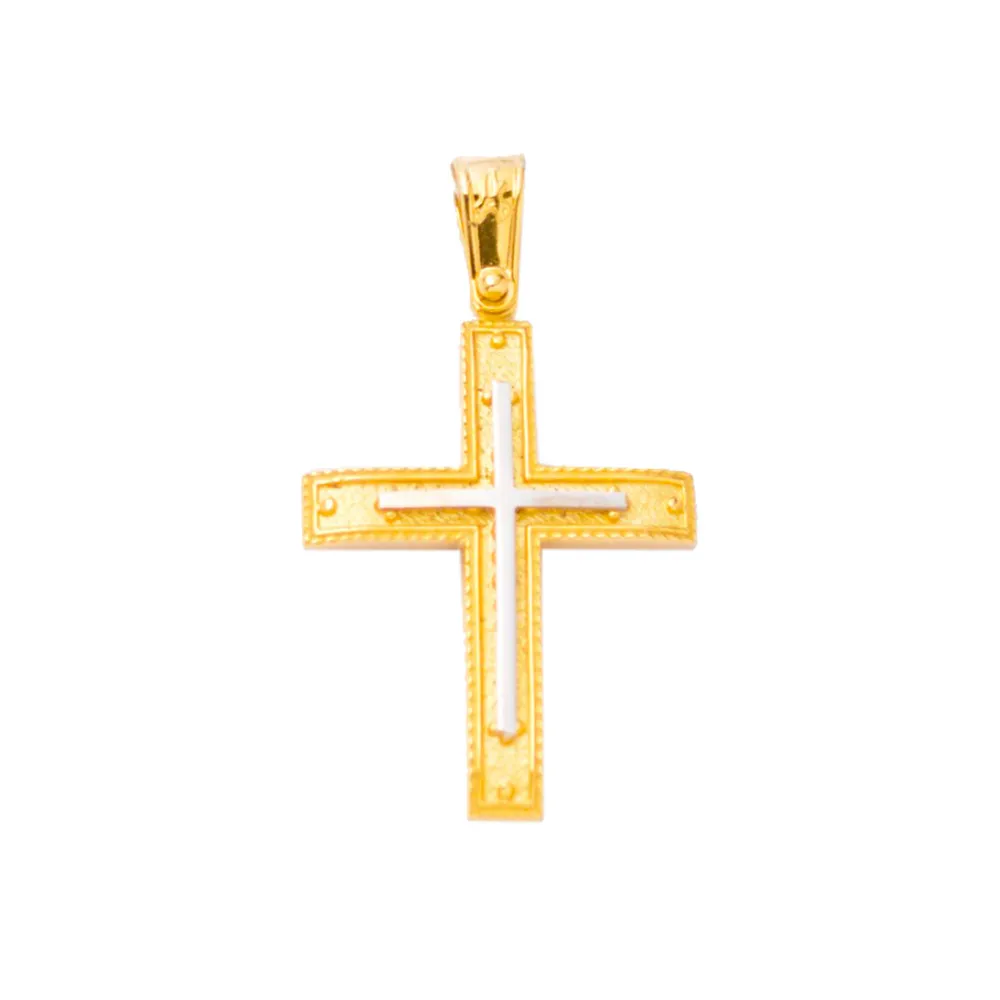 14K Χρυσός Σταυρός  ST765AD1
