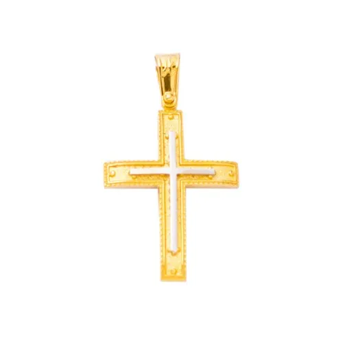 14K Χρυσός Σταυρός  ST765AD1
