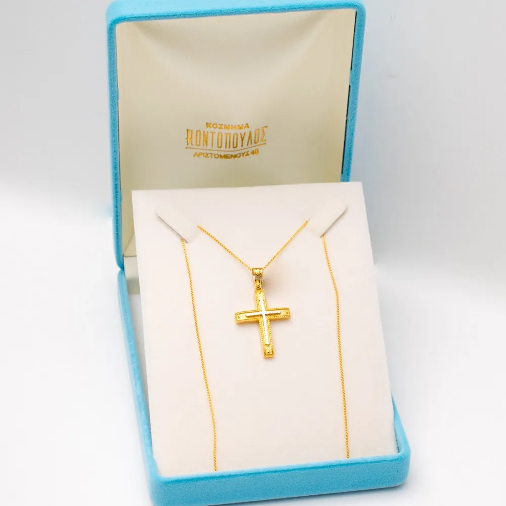14K Χρυσός Σταυρός  ST765AD1
