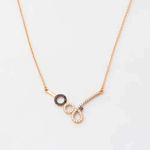 14K Χρυσό Κολιέ Με Ζιργκόν SX61795