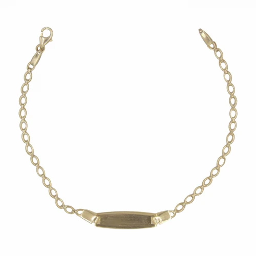 9K Χρυσό Bραχιόλι Ταυτότητα TP70BJ