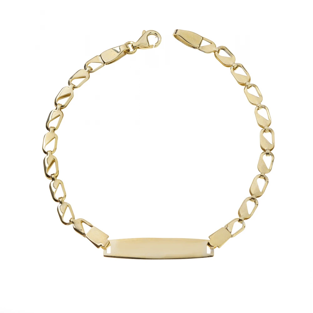 9K Χρυσό Βραχιόλι Ταυτότητα TT22BJ