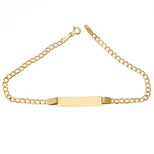 14K Χρυσό Βραχιόλι Ταυτότητα TT240KK