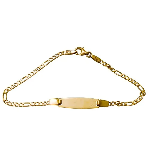9K Χρυσό Bραχιόλι Παιδική Ταυτότητα TT409VR1