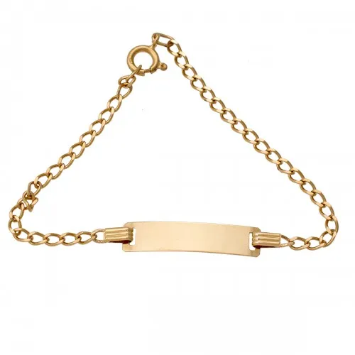 18K Χρυσό Bραχιόλι Ταυτότητα TT479K3